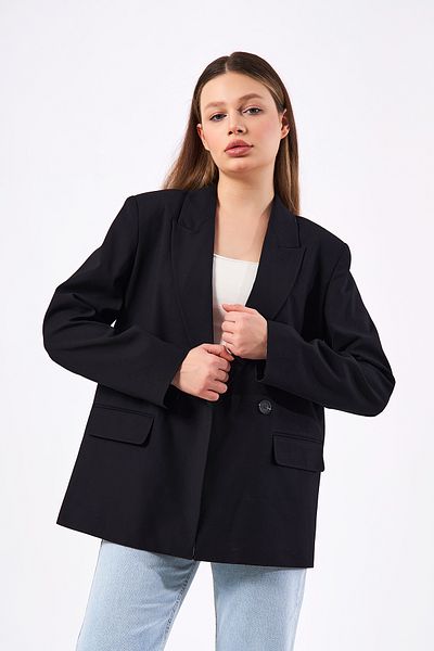 Bukamiss Black Women's Blazer Jacket