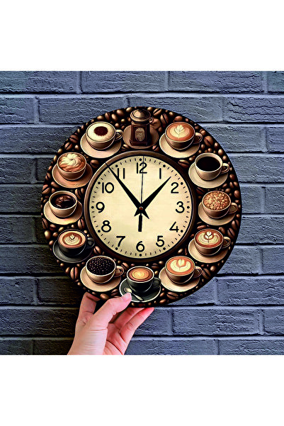 Bilge Lazer bilge Tasarım     2D GÖRÜNÜMLÜ BASKILI mutfak (kitchen) kahve tem...