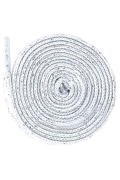 hapshoe 1 Pair of 80 cm Flat Sports Shoe Laces with White Glitter 1 cm Thickness