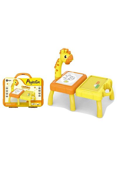 FULLJOY Adjustable Rotating Kids Projector with 12 Colored Markers and 24 Patterns to Trace