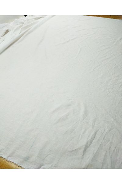 Kumaş Parça Βαμβακερή ύφανση σε λευκό χρώμα (Πλάτος 140 cm x Μήκος 160 cm)
