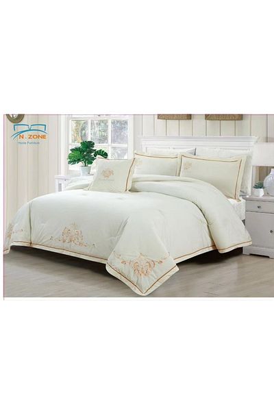 Generic En Zone Winter Single and a Half Bedspread 4 Pieces || Sugar