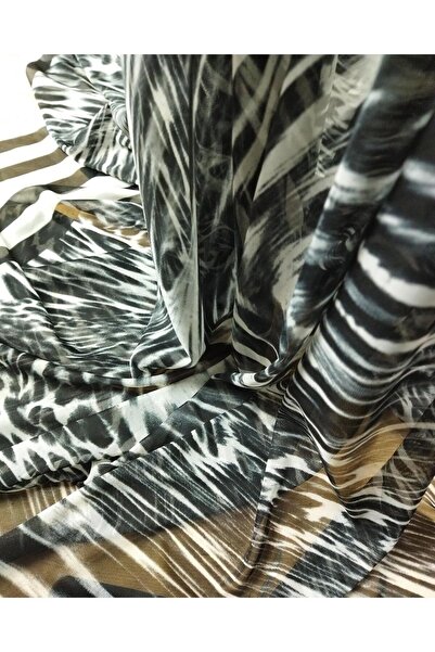 Kumaş Parça Сіра сітка (ширина 140 см x довжина 230 см)