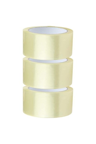 Generic 3 Pack of 2" x 70 Yards Strong Clear Packaging Tape - Ideal for Parcels, Moving, and Offices