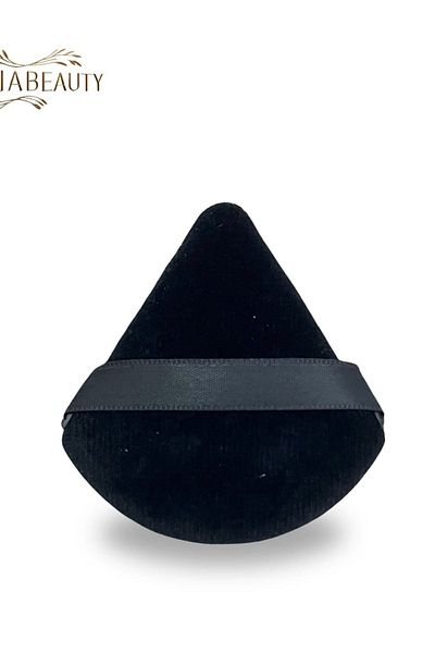 HULIABEAUTY Soft Triangle Face Powder Sponge for Loose Powder and Body, Makeup Blending Sponge Set and Cream