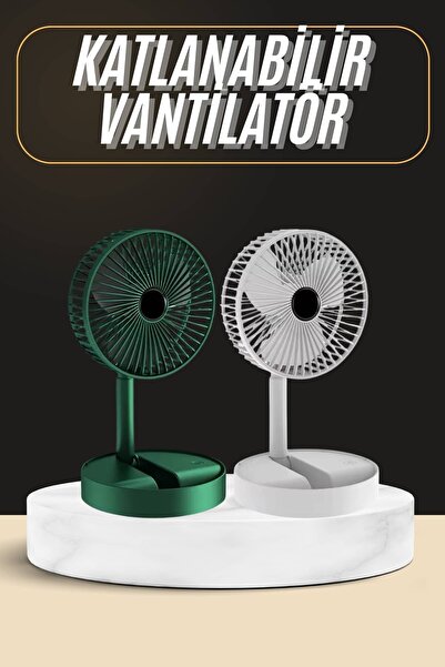 markentegra Katlanabilir Usb Şarjlı Masaüstü Soğutucu Mini Fan Telefon Tutucu