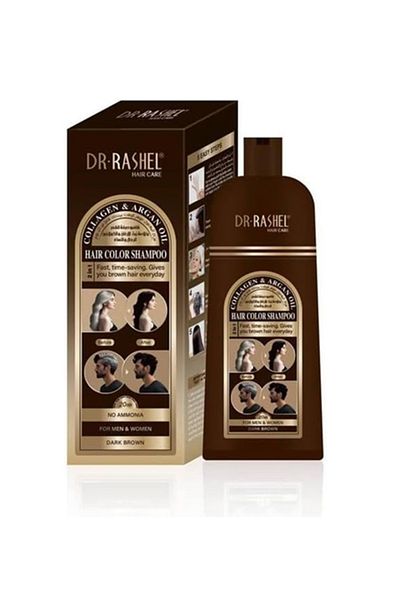RASHEL Dr. Rashel Argan Oil Hair Dye Shampoo Dark Brown
