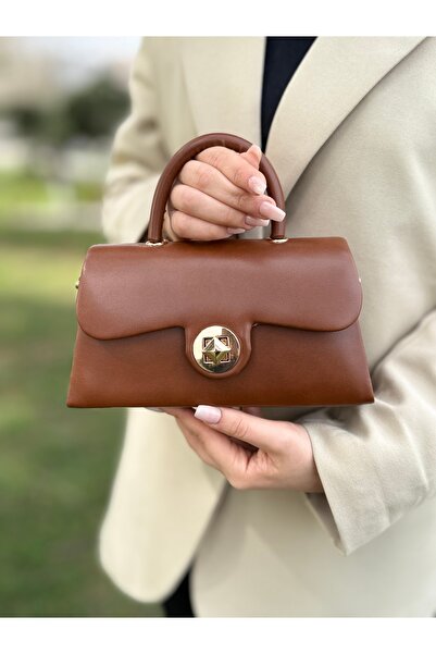 DEV 3 ADAM Tan Stylish Va Elegant Box Model Hand Shoulder and Crossbody Women's Bag