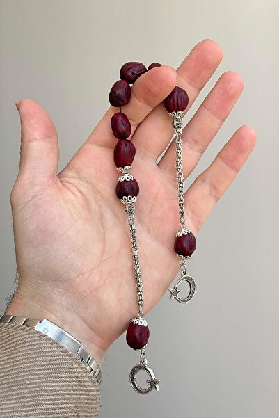 TESBİHKENTİ Rozariu cu granulație grosieră Claret Red Andız Zaza