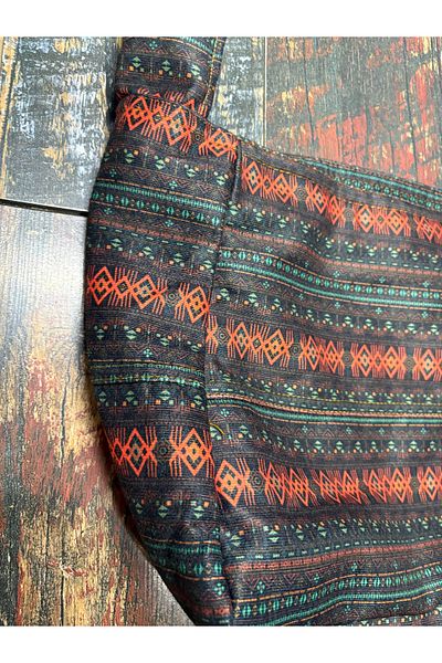 Street Bag Geantă de umăr etnică boemă - cu cuier și suport pentru telefon Winter