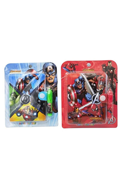 Bakmakistersen Marvel Avengers Süper Kahramanlar Defter ve Kalem Seti Anı Not...