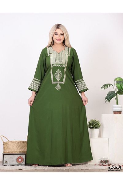 Genrics Soft embroidered cotton jalabiya...combines comfort, luxury and elegance