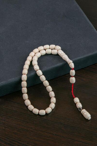 TESBİHKENTİ Açık Renk Bilek Boy Şükrü Baba Mühürlü Sıkma Kehribar Tesbih