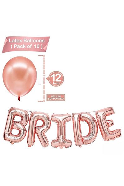 DÜVENCİ TİCARET Bachelor Bride Balloon Set