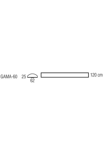 Horoz Gamma White 120cm 60W Prism Led Tape Luminaire 7000K Ip20 White Light