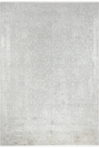Apex Aura 2871 Gri Viskon 120 Tarak Özel Tezgah Premium Kalite Halı