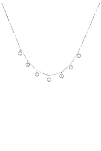 ELLI Náhrdelník Dámský solitérní přívěsek třpytivý s krystaly ze stříbra ryzosti 925