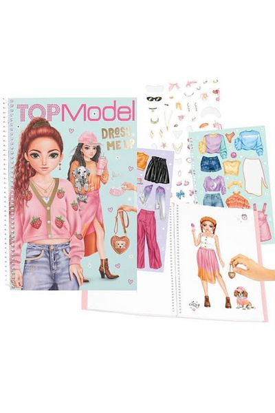 Top Model Big Sticker Book - Dress Me up