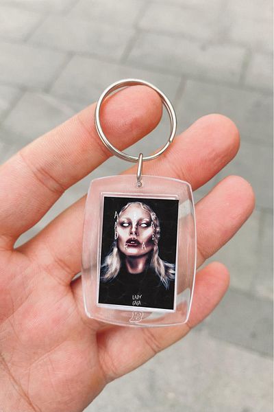 Namgo Transparent Frame - Lady Gaga Keychain