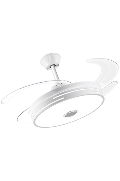 Mutlusan Lighted Ceiling Fan with Bluetooth and Remote Control
