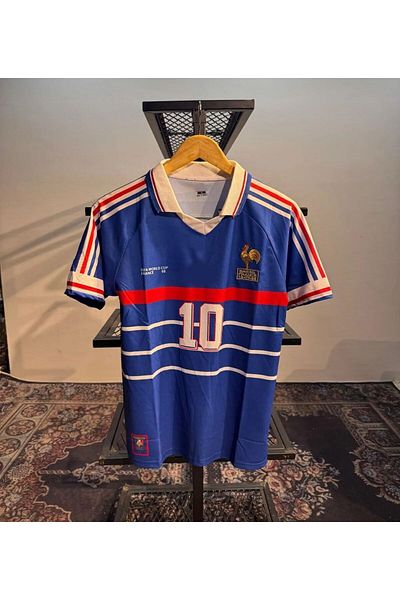 Legent Lady France Zidan Blue Retro Jersey