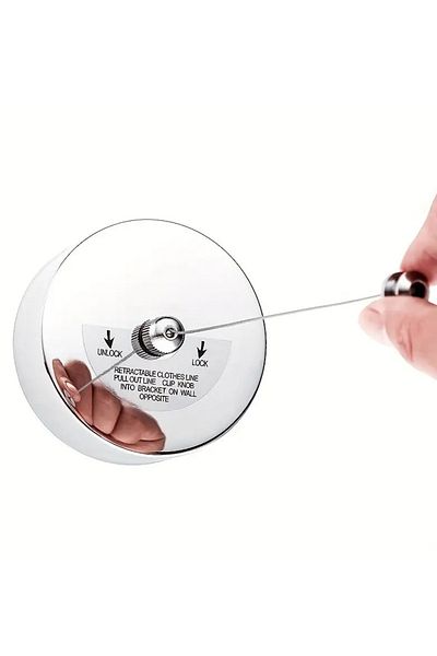 Smart Stainless steel clothesline with 2.8m retractable rope, Heavy weight and durable to use