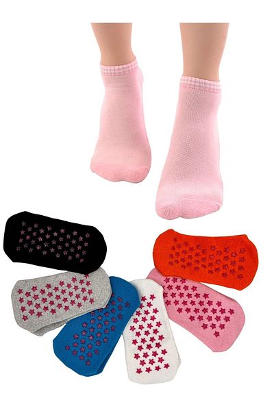 STEPPE BERRY Set of 6 Pilates Yoga Women's Socks