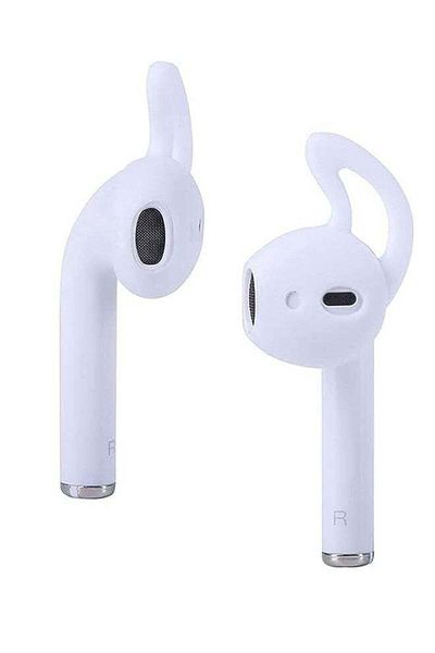 Generic Antislip Ear Cover Hook Earbuds Cap White