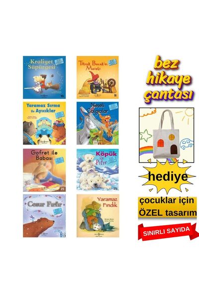 TÜRKİYE İŞ BANKASI KÜLTÜR YAYINLARI "İş Bankası İlk Okuma Seti (8 Kitap) | 1....