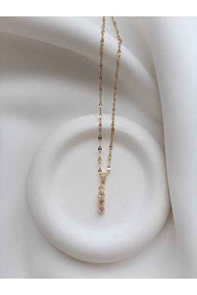 Minne Jewelry-Accessory Çelik Üçlü Yuvarlak Kolye