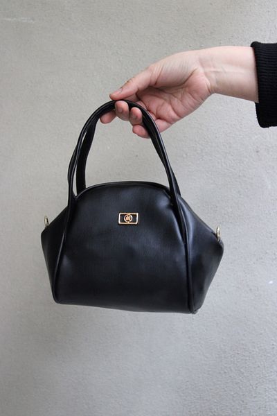 Molie Black Women's Hand and Shoulder Bag, Artificial Leather, Summer, Daily Use, Gift
