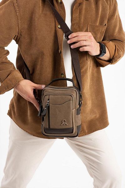 Baginn Мъжка чанта през рамо от плат, 20*12 см, чанта през рамо, мега чанта