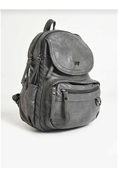 NightLove Faux Leather Soft Woven Backpack