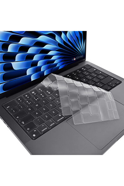 NovStrap MacBook Air 15'Z Kayla - Glossy Case Compatible with Water Pocket Transparent Keyboard Case