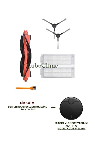 Roboclinic Set de completare compatibil cu aspiratorul robot Xiaomi Mi Robot Vacuum Mop Pro (COD MODEL: STYTJO2YM) - 6 piese