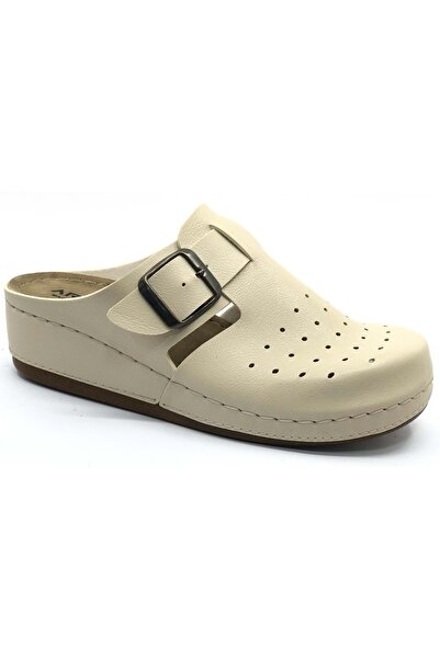 Kocamanlar Ayakkabı Aryan 09-255 Ortopedsko Žene Papuče BEŽ Preporučeno od st...