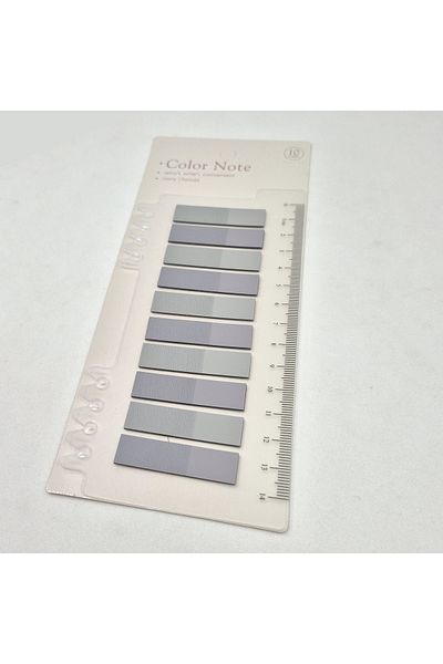 sibga tasarım Transparent Colored Post-It Note Paper - 200 Sheets Bookmark Sticker