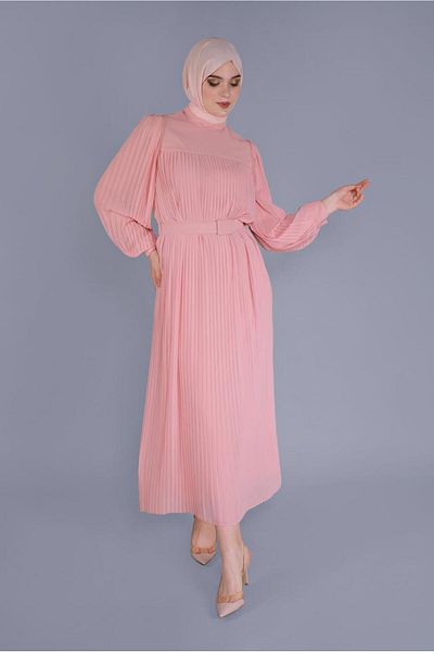 Alvina Pilated Chiffon Dress 41537