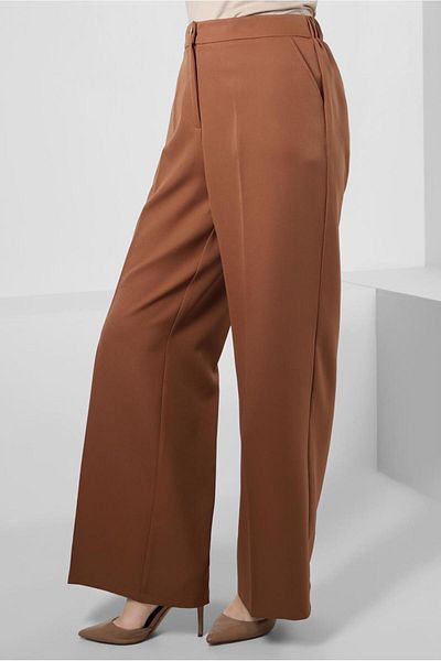 Alvina 70568 Model Wide Leg and Pocket Trousers