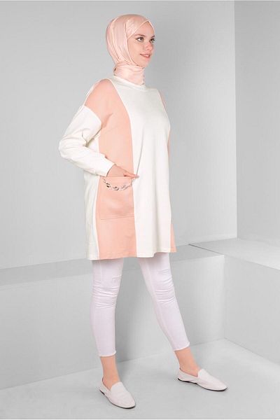 Alvina Αλυσίδα Λεπτομερής Φόρμα Φόρμας Color Block - 43561