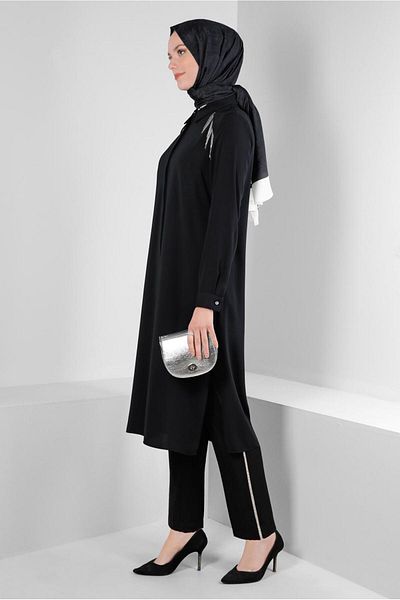 Alvina STRIP DETAIL CARROT CUT TROUSERS 70510