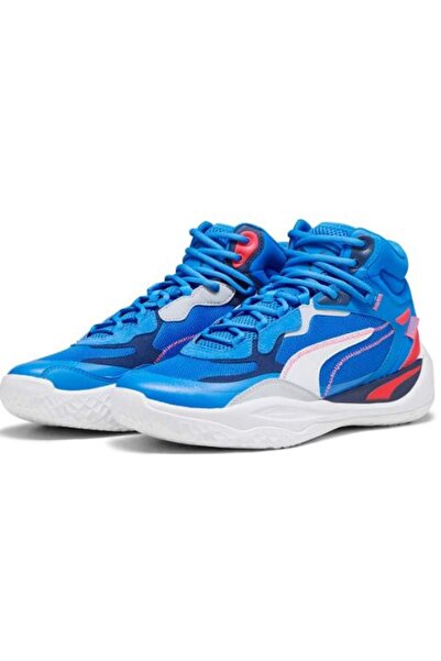 Puma Pantofi de baschet pentru bărbați Playmaker Pro Mid 377902-08 ALBASTRU