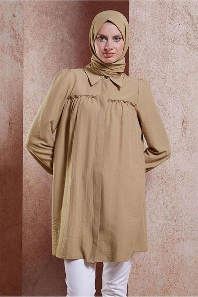Alvina Tunic - Shirt Collar, Model 44489