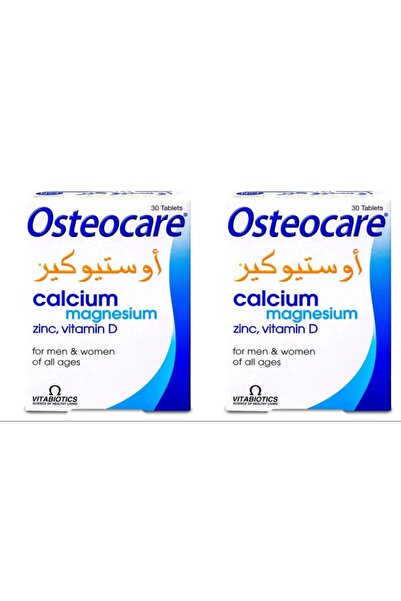 Vitabiotics أوستيوكير كالسيوم وماغنسيوم لتقوية العظام 60 قرصًا × 2
