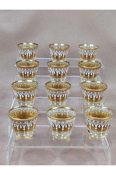 AR HOME 12 Piece Patterned Cawa&Coffee Set