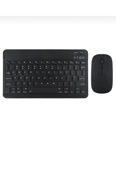 Alfa MEC iPad A16 11" 2025 Uyumlu Kablosuz Bluetooth Klavye+mouse Set