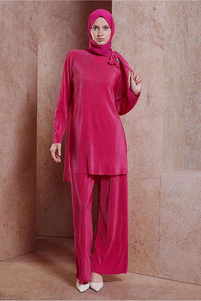 Alvina 44690 Model Pleated Trousers Set