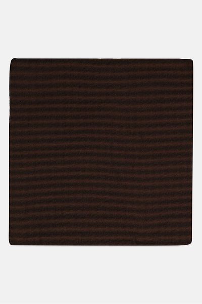 Emporio Armani Men Textured Handkerchiefs 33 H x 33 L cm, Brown