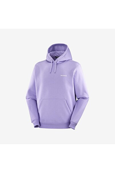 Salomon LOGO Erkek Sweatshirt VIOLET TULIP LC2522800