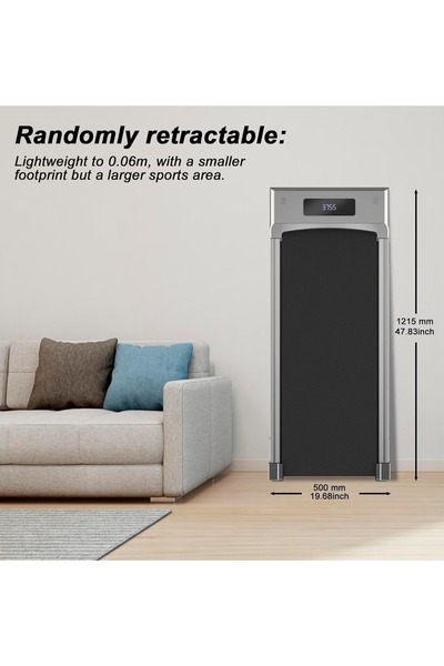 Denx Foldable treadmill for home use that can be stored under the bed/sofa DX2590